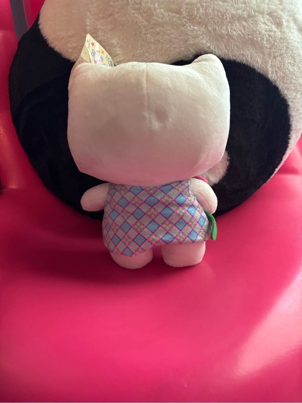 Sanrio Hello Kitty 8" Easter Plush - Pastel Plaid Dress & Flower NWT - Picture 8 of 9